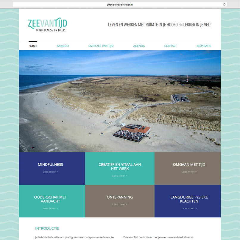 Website Zee van Tijd